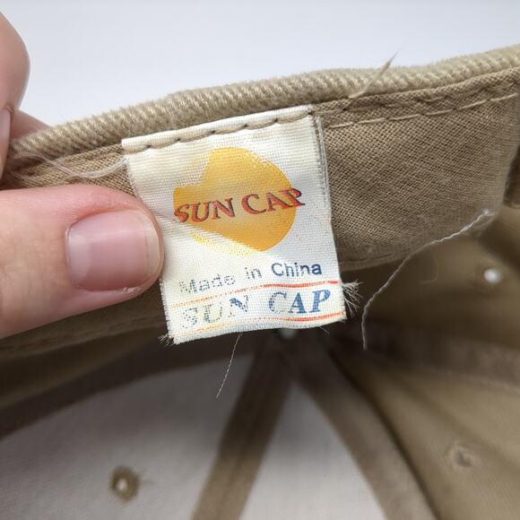 Rite Systems Slideback Baseball Hat Brown One Size Embroidered 6 Panel Sun Cap - Picture 9 of 9